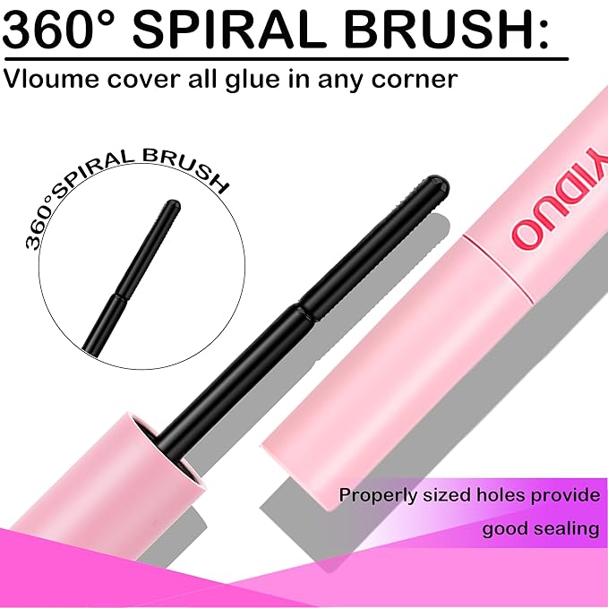YIDUO Lash Clusters Kit with Spikes+Bottom Lashes Extensions 40D+60D+80D+100D Wispy Individual Cluster Eyelash Kit 600pcs Eyelash Cluster Extensions with Lash Bond and Seal Tweezers Remover