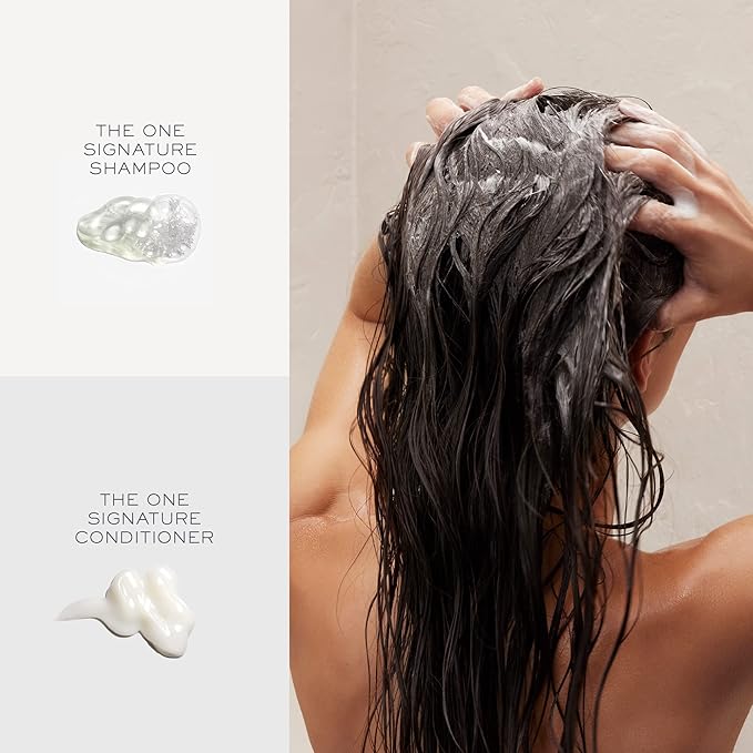 Kristin Ess Signature Shampoo and Conditioner Set with Pumps | Daily Sulfate Free, Color Safe, Hydrating, Moisturizes, Adds Softness & Shine - Pear Fragrance, 33.8 fl oz each 2-pack