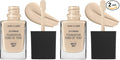 Wet n Wild Photo Focus Matte Liquid Foundation Neutral Soft Ivory, Vegan & Cruelty-Free (Pack of 2)