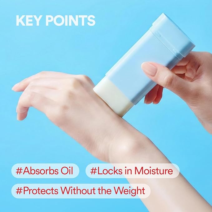 TOCOBO Cotton Airy Sun Stick SPF 50 Broad Spectrum Korean Matte Sunscreen Stick for Face - Travel Size Sebum Control Sunblock -Vegan, Lightweight, 0.67 oz (2pcs, 0.5 Fl Oz (Pack of 2), 2pcs)