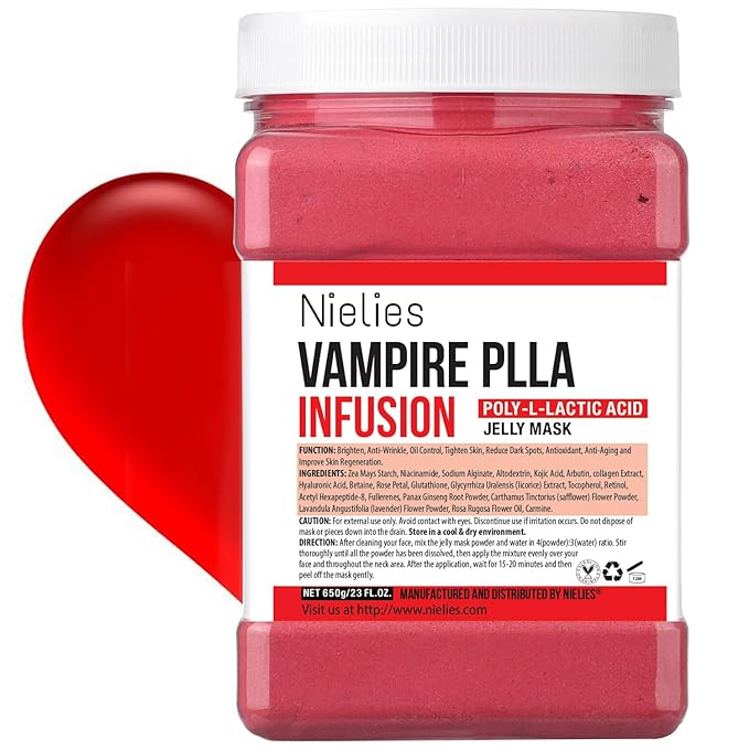 Jelly Masks for Facials Professional- Vampire Peel-Off Jelly Mask Set, Face Mask For Instant Hydration For Moisturizing, Smoothing (Vampire)