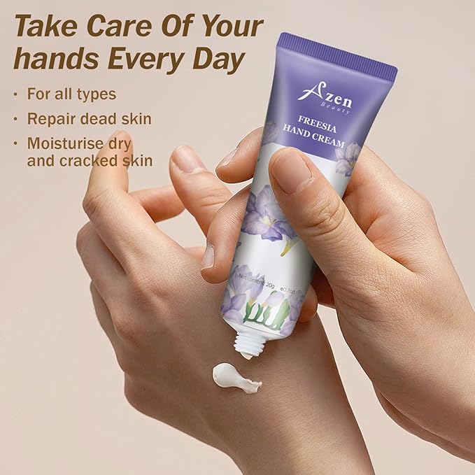 AZEN 16 Sets Bulk Gifts, Hand Cream and Lip Balm Bulk Set with Organza Bag Thank You Card, Baby Shower Wedding Gift for Guests, Bridal Wedding Favors for Guests, Mothers Day Gifts Stocking Stuffers