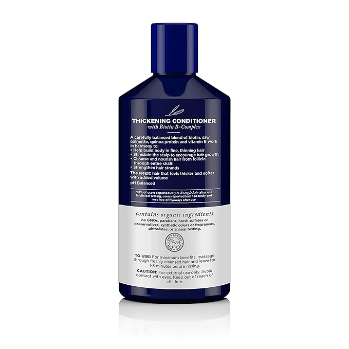 Avalon Organics Therapy Thickening Conditioner, Biotin B-Complex, 14 Oz (Pack of 2)