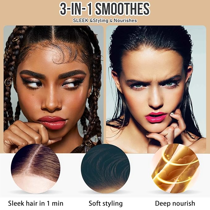 SOVONCARE Hair Wax Stick for Flyaways – Slick Back Hair Stick Wax for Women & Kids | Lightweight, Non-Greasy Hair Gel Stick for Sleek & Smooth Styles 2.7Oz (Pack of 2)