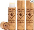 Bee Bella Lip Balm Pumpkin Spice (3 Pack)- With Beeswax, Coconut Oil, Jojoba Oil, Vitamin E Oil, Argan Oil and More for Soft and Smooth Lips - Long-Lasting Moisture - Handmade in the USA
