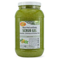 SPA REDI – Lemon & Lime Pumice Scrub Gel, Exfoliating, Hydrating & Nourishing, Infused with Hyaluronic Acid, Amino Acids, Panthenol and Comfrey Extract for Glowy Smooth Skin – 128oz Gallon