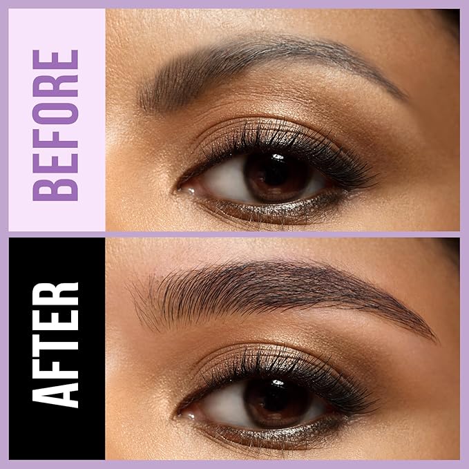 Microblading Eyebrow Pen - Eyebrow Pencil Magical 2-in-1 Dual-Ended Waterproof Eye Brow Pencils for Women with 4-Fork-Tip & Precise Brush-Tip for Natural Hair Like Strokes, Last All-Day, Brown
