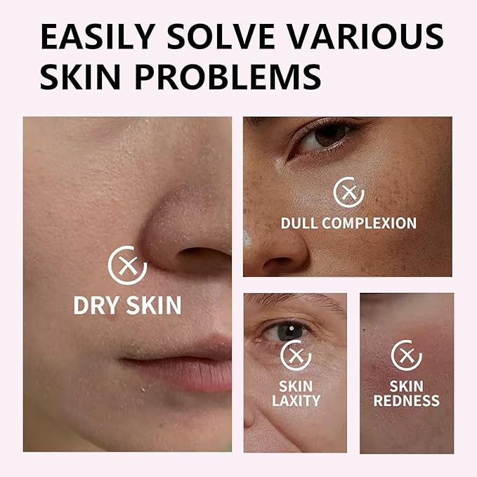 PDRN Pink Jelly Gel Mask, Deep Collagen Overnight Face Mask, Hydrating Firming Moisturizing, Pore Minimizing Elasticity Plumping Korean Skincare, 5 EA Set