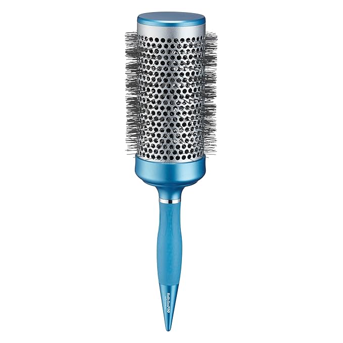 BaBylissPRO Nano Titanium 2.5" Extra-Long Thermal Round Hair Brush – Professional Blowout Brush for Smooth Results, Frizz Control for All Hair Types