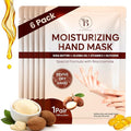 Repairing Hand Mask for Dry Cracked Hands, Hand Masks with Shea Butter, Jojoba Oil & Vitamin E, Moisturizing Gloves, Skin Care Gifts for Women & Men, Self Care Gifts for Women (6 Pairs) - PAC2