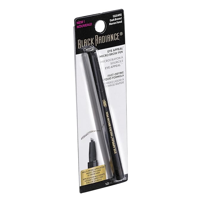 Black Radiance Eye Appeal™ Micro Brow Pen Dark Brown (Pack of 2)