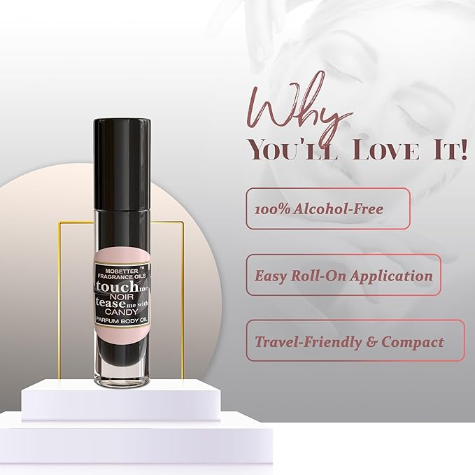MOBETTER FRAGRANCE OILS Touch Me Noir Tease Me With Candy Perfume Women Body Oil