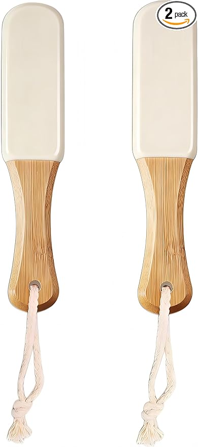 2-Pack Professional Pedicure Foot File & Pumice Stone - Callus Remover and Foot Scrubber for Dead Skin, Dry Rough Feet and Cracked Heels