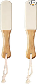 2-Pack Professional Pedicure Foot File & Pumice Stone - Callus Remover and Foot Scrubber for Dead Skin, Dry Rough Feet and Cracked Heels