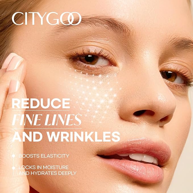 CITYGOO Retinol Eye Stick With Collagen, Hyaluronic Acid For Dark Circle, Under Eye Cream Anti Aging, For Puffiness and Bags Reduces Fine Lines (Retinol Premium Gold Edition 3g) (Matte Gold)