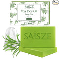 Tea Tree Soap, Handmade Soap Bar for Face and Body, Cold Process, Soothing Hydrating Body Wash for Clear Healthy Skin 8 Ounce