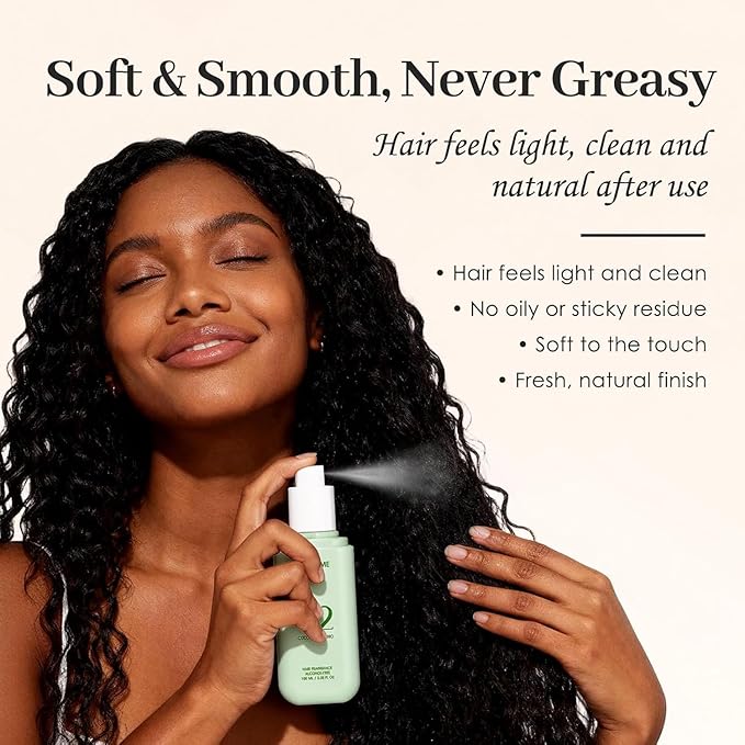 Hair Perfume for Women – Coconut Pistachio, Alcohol-Free Soft & Moisturizing Hair & Body Mist, Long-Lasting Clean Fragrance for Hair, Wigs & Fabric, Mother’s Day & Birthday Gift, 100ml / 3.38 fl oz