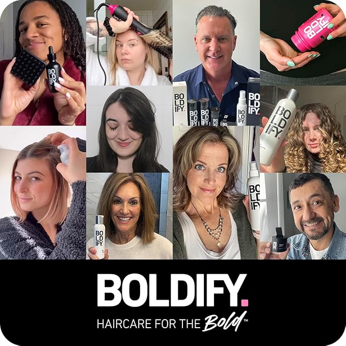 Boldify Hair Thickening Spray - Volume Booster - Stylist-Recommended Texture Spray for Hair Women & Men - 8oz