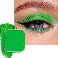 Matte Single Eyeshadow with Pan, Grass Green - Buttery Soft Highly Pigmented, Smooth Blendable, Perfect Fit for DIY Magnetic Palettes, Single Shadow Refill (Bunny Green)