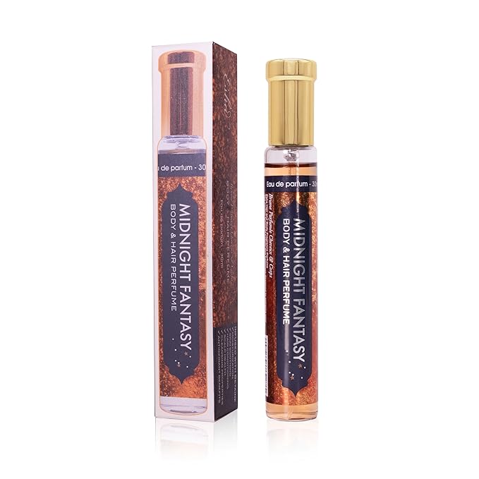 Esha Body & Hair Perfume Mist - Eau de Parfum for Women - Infused with Betaine - (MIDNIGHT FANTASY)