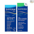 Differin Acne Skin Care Kit, Differin Gel Retinoid Acne Treatment for Face with 0.1% Adapalene & 5% Benzoyl Peroxide Face Wash & Body Wash, Designed for Pimple and Acne Prone Skin