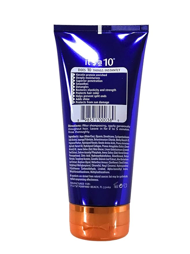 It's A 10 Deep Conditioner Plus Keratin for Unisex, 5 Ounce