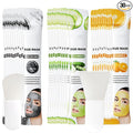 Etuanxi 30Pcs Recovery Mud Mask Clay Mask for Face Vitamin C & Cucumber & Dead Sea Mud Masks for Face Face Mask Moisturizing Deep Cleansing Mud Mask Skin Care Set