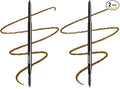 wet n wild Ultimate Brow Micro Eyebrow Retractable Pencil, Soft Brown, Ultra Fine 1.5mm Tip, Draws Tiny Brow Hairs (Pack of 2)