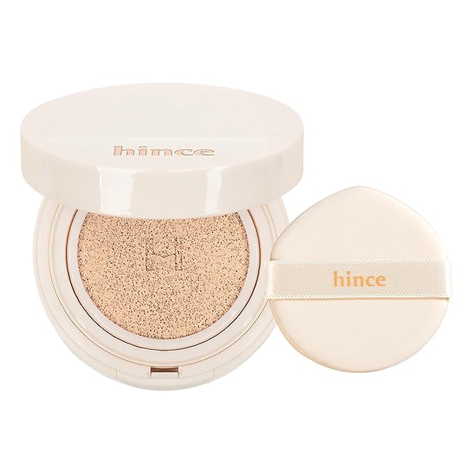 hince Second Skin Glow Cushion-12g | Skin Foundation dewy, glow, long-lasting, classy, clean beauty, lightweight, natural look,refreshing, moisturizing, slim fitting texture (IVORY, 21)