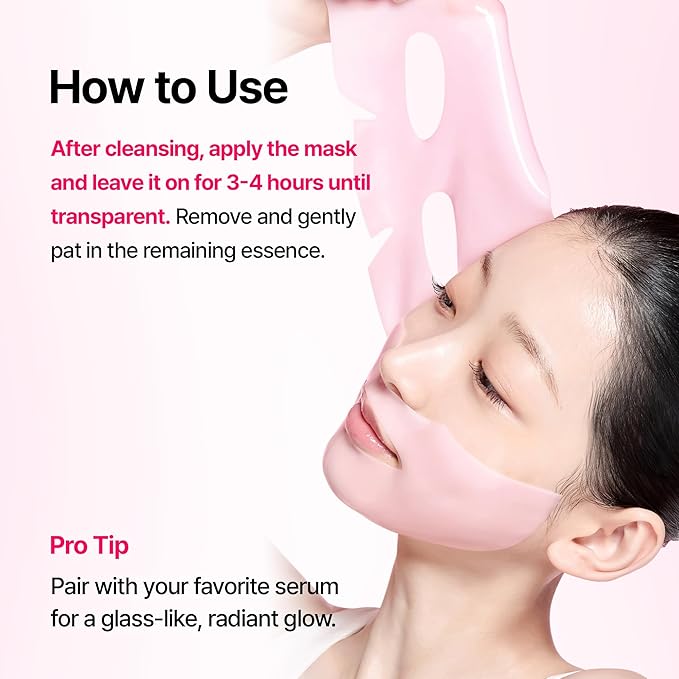 TXA Niacinamide Brightening mask, Overnight Care for Glass Skin, Dark Spot Care, Tranexamic Acid + Niacinamide + Alpha-Arbutin 30,000ppm, Korean Skincare, Gifts for Women, 4ea