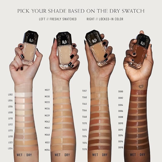 KVD Beauty Good Apple Non-Comedogenic Full-Coverage Serum Foundation Tan 074