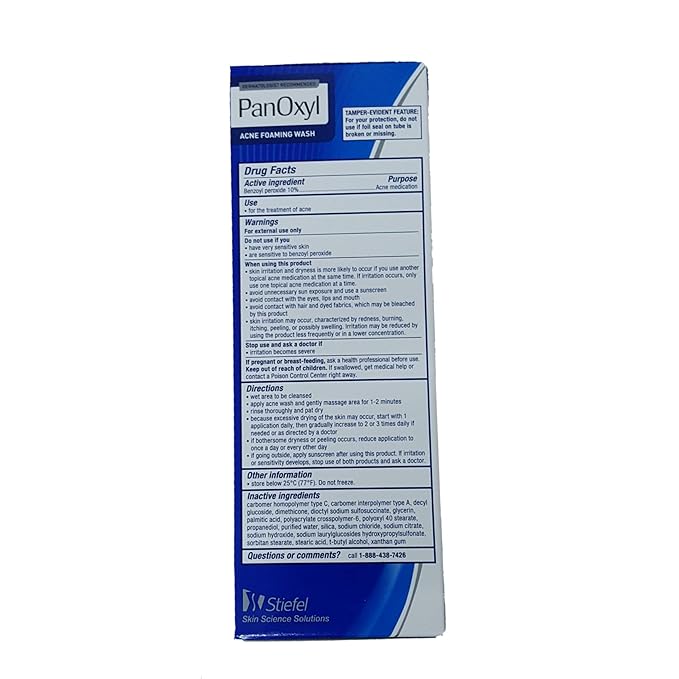 PanOxyl Foaming Acne Wash Maximum Strength 5.5 Ounce (Value Pack of 12)
