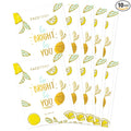FACETORY K Beauty Face Mask Skin Care - BE BRIGHT BE YOU BRIGHTENING Sheet Mask with Gold Foil & Lemon Fruit | Glowing Gold Brightening Face Mask (10 Pack)