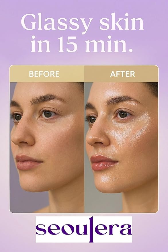 Korean Jelly Sheet Mask, Brightening & Calming Glow, Anti-Redness Hydration for Sensitive Skin, 5 Pack