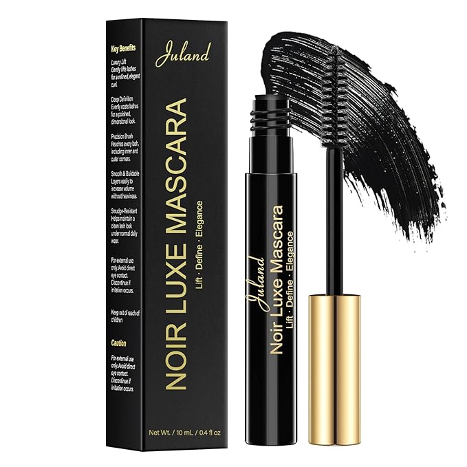 Essence Mascara Volume and Length – Volumizing & Lengthening Mascara for Full, Lush Lashes, Curl & Lift, Waterproof, Smudge-Resistant, Clump-Free Blackest Black, Long-Lasting Beauty Makeup