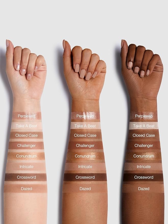 SHEGLAM 8-Color Shimmer Matte Eyeshadow Palette Smooth Blendable Jazy Jigsaw Eyeshadow Palette-Love N' Taupe