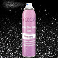Yosca 150ML Body Glitter Spray, Diamond Silver Shiny Glitter Spray for Hair Body Clothes, Quick-Drying Long-Lasting Glitter Hairspray Shimmer Powder for Festival Concert Party Stage Rave Accessories