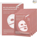 5 Pack Bio-Collagen Face Mask, Collagen Face Mask Overnight, Hydrating Hydrogel Facial, Deeply Hydrates, Minimizes Pores, And Enhances Elasticity