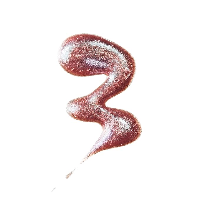 r.e.m. beauty by ariana grande On Your Collar Plumping Lip Gloss | High Shine Plumping Gloss | Hydrating Comfort | Iridescent Duochrome Finish that Sparkles (Fembot) | powerfully plumping, sparkly finish