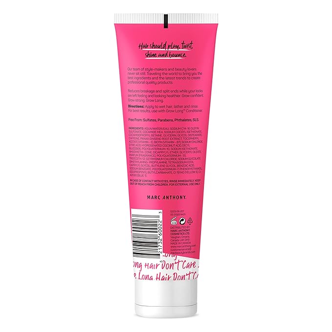 Marc Anthony Strengthening Grow Long Super Fast Strength Shampoo, 250 Ml (Pack of 2)