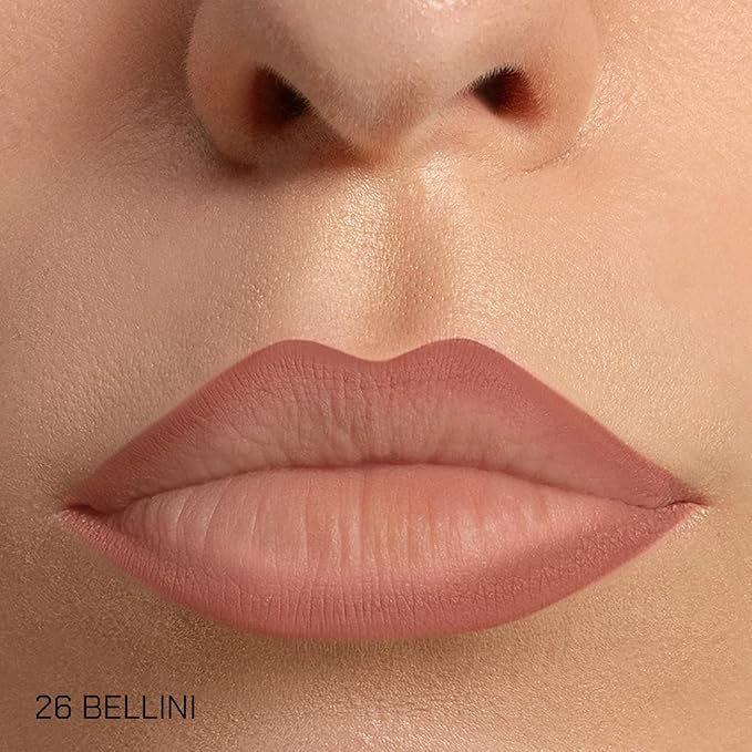 Radiant Professional Waterproof Lip Liner Pencil - Long Lasting Lip Liner for Defined Lips - Soft & Creamy Lipliner with Vitamin E - 1.20 g, 26 BELLINI