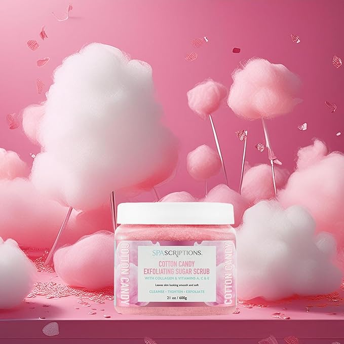 Spascriptions Body Scrubs 21 Oz (21 oz, Cotton Candy)