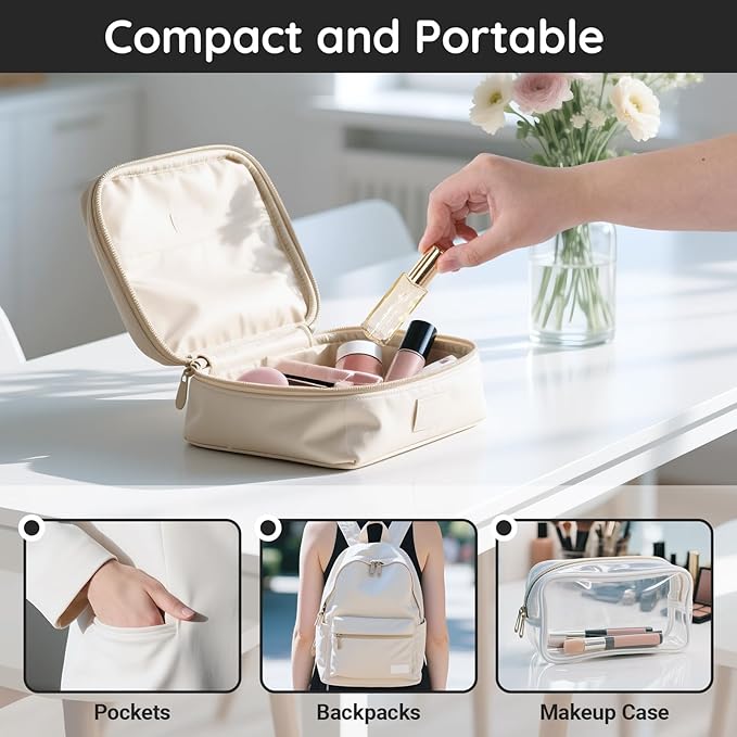 Segbeauty 0.34oz Empty Travel Perfume Bottle, 10pcs Glass Portable Perfume Atomizer Refillable, 10ml Mini Cologne Spray Bottles, Small Travel Sample Cologne Bottles with Clear Transfer Tool Set