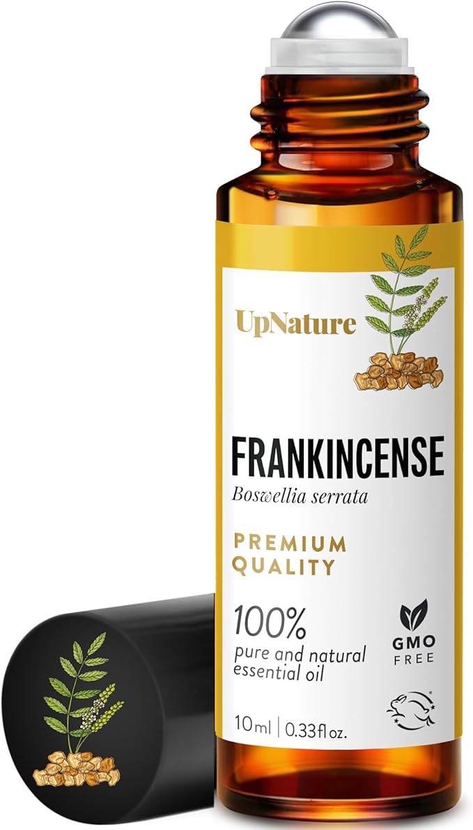 UpNature Frankincense Essential Oil Roll On - 100% Pure Frankincense Oil for Skin