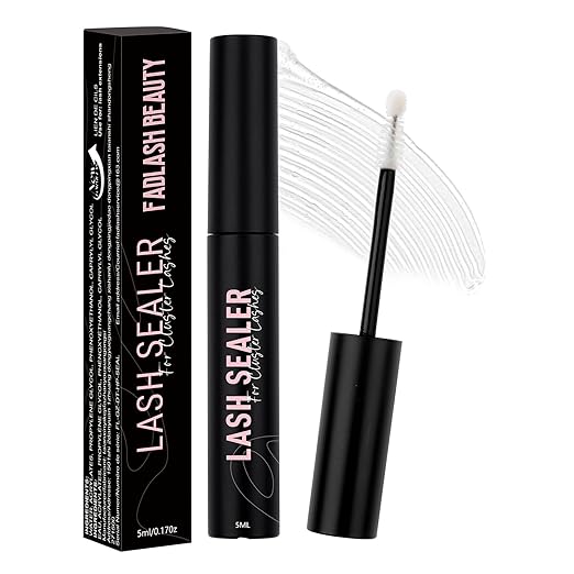 Lash Seal for Lash Clusters 5ml Portable DIY Lash Sealant for Extended Lash Adhesion Waterproof Overnight Lash Sealer with Long-Lasting Hold, Clear