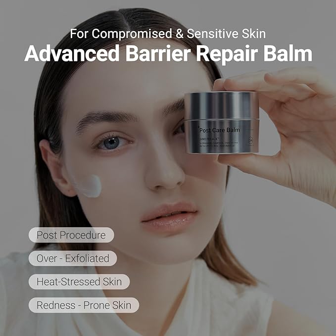DA EFFECT - Post Care Balm, Advanced Barrier Repair Moisturizer & Hydrating Face Cream with GINSTECAX™, Soothes Sensitive Skin, Relieves Redness & Irritation, 30ml