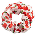 SALE 100% Pure Mulberry Silk Hair Scrunchies16 Momme silk scrunchies 100% Silk Hair Scrunchies Silk Hair Ties for Women Girls Curly Thick Thin Hair Women's Black Satin Sleep (1, 13 cherry)