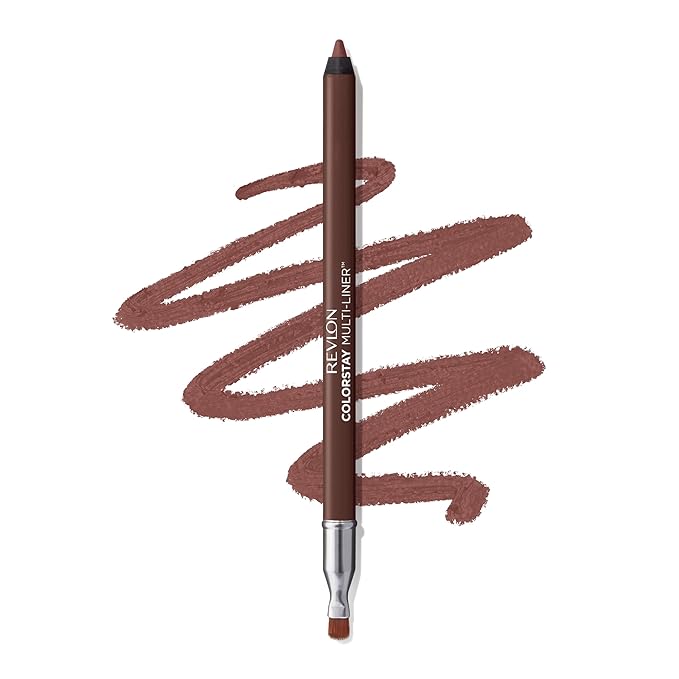 Revlon ColorStay Multi-Liner, Creamy Formula, Multiuse For Lips, Eyes & Face, Precision Brush for Easy Blending, 003 Less Traced