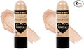 wet n wild MegaGlo Makeup Stick, Buildable Color, Versatile Use, Cruelty-Free & Vegan - Nude For Thought (Pack of 2)