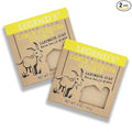 Legend's Creek Farm Goat Milk Soap, Moisturizing Cleansing Bar for Hands and Body, Creamy Lather and Nourishing, Gentle For Sensitive Skin (Lemon Verbana Coconut, Pack of 2)